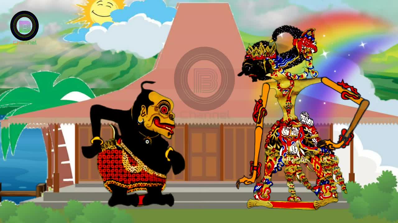 Semar mbangun kayangan // wayang kulit animasi