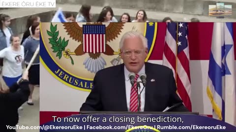 BENJAMIN NETANYAHU JOINS JOHN HAGGIN OPENING PRAYER FOR ISRAEL