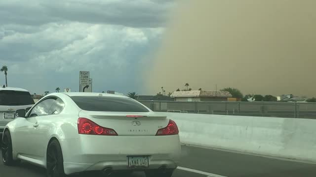 Haboob Rolling Through Sun City, Arizona