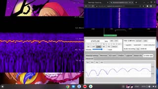 XPA2 Data Mode 05/10/2022 0910 UTC 17471kHz With Spectrogram