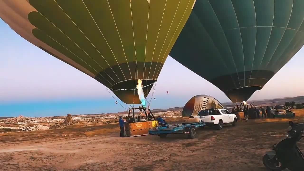 CAPPADOCIA TURKEY - Amazing Hot Air Balloon Journey | Timelapse | 4K