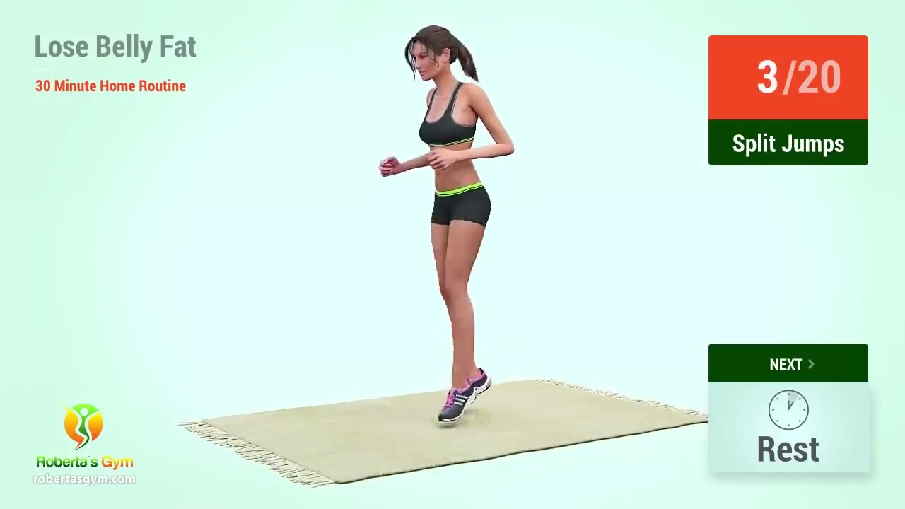 30 Minute Exercise Routine To Lose Belly Fat