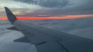 The most beautiful Sunset In the skies you will ever see