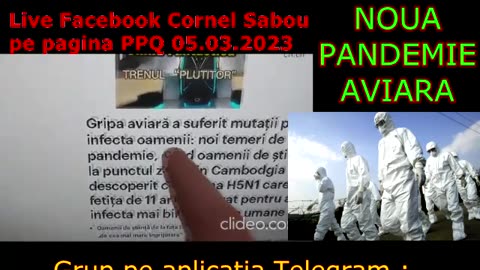 05.03.2022 Noua Pandemie Aviara ce ni se pregateste (fragmnet live Cornel Sabou)