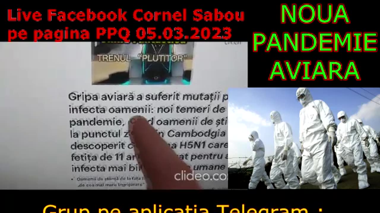 05.03.2022 Noua Pandemie Aviara ce ni se pregateste (fragmnet live Cornel Sabou)