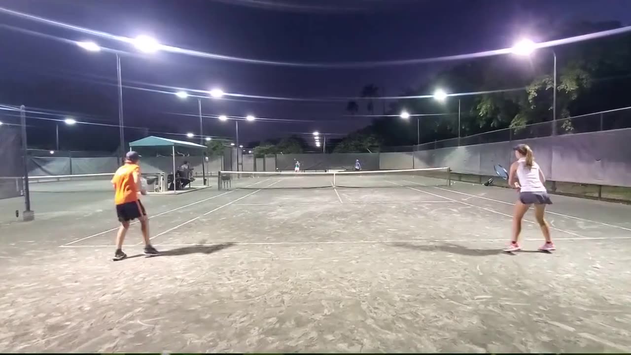 It's April and it must be the clay season training...