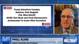 PHIL KLINE COMMENTS ON TRUMPS CHOICES>MILITARY, CIA. GOVT COSTS - WHEN KLINE>KS CONGRESS 1992 TAUGHT YOU COULDN'T CHANGE THINGS - 5 mins.