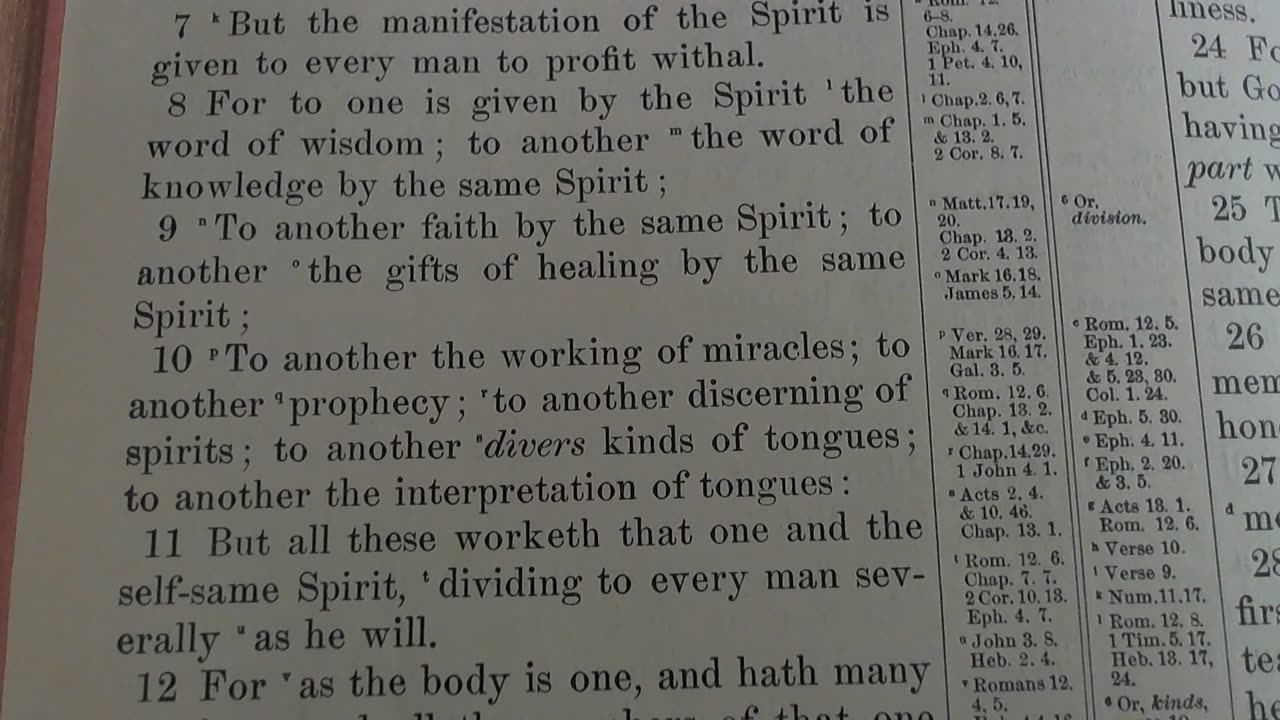 The gifts of the Spirit