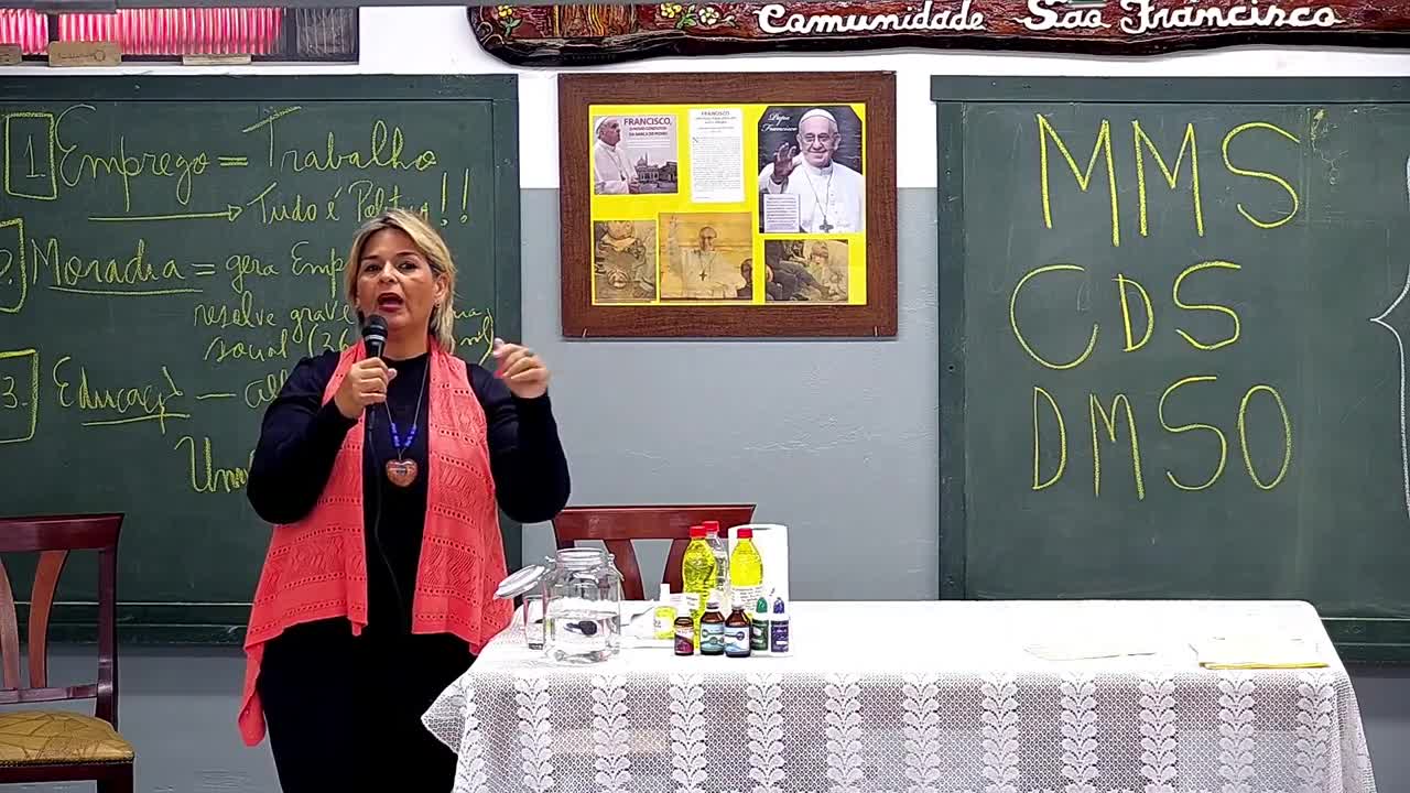 PALESTRA COMPLETA DIÓXIDO DE CLORO - GRANDE PODER de CURA MMS CDS DIÓXIDO DE CLORO