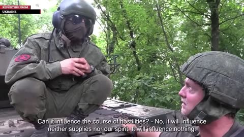 2023-08-04 Patrick Lancaster with Ukraine tanks used bij Russians (redacted)