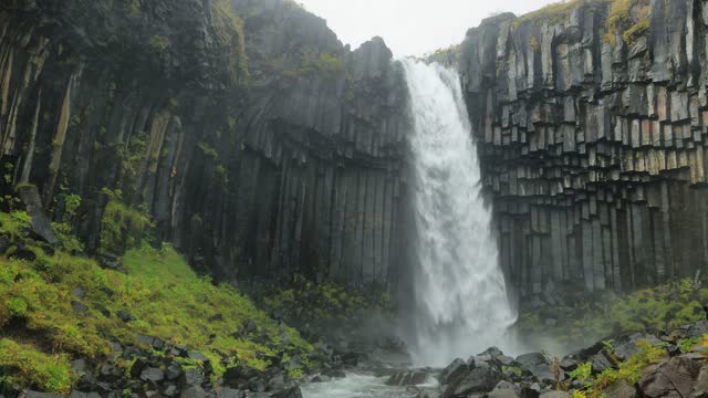 Svartifoss Waterfall Free To Use Loop Video (No Copyright)