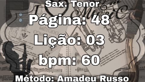 Página: 48 Lição: 03 - Sax. Tenor [60 bpm]