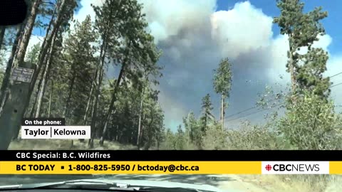 Okanagan Wildfire evacuees on the challenges of fleeing