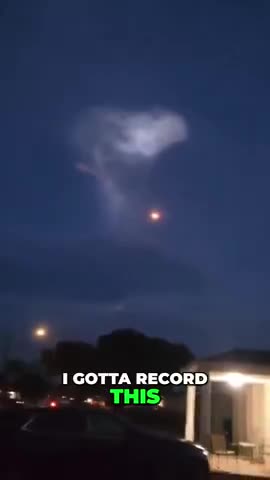 Strange explosion over LA 26th October 2024
