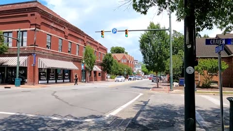 New Bern NC Relaxing Walk Thru Downtown Tour