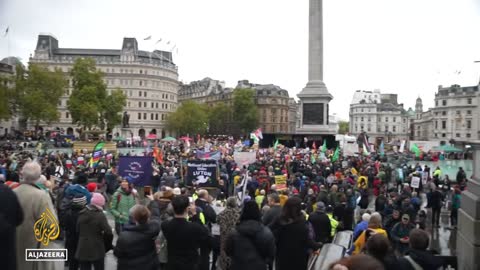 UK cost of living protests: Anti-austerity demonstrations in London