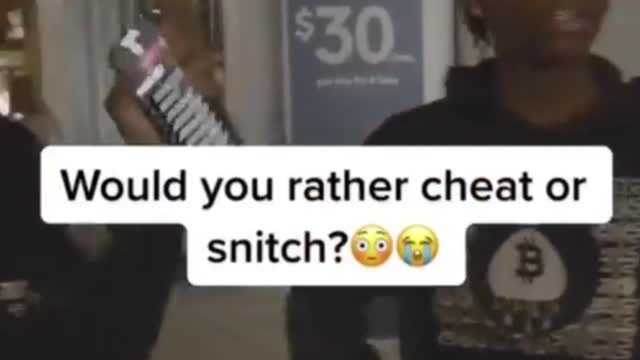 Would You Snitch On Your Homies For Her?😳
