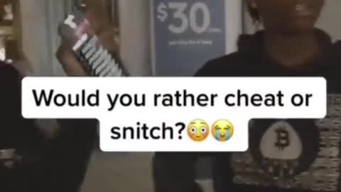 Would You Snitch On Your Homies For Her?😳