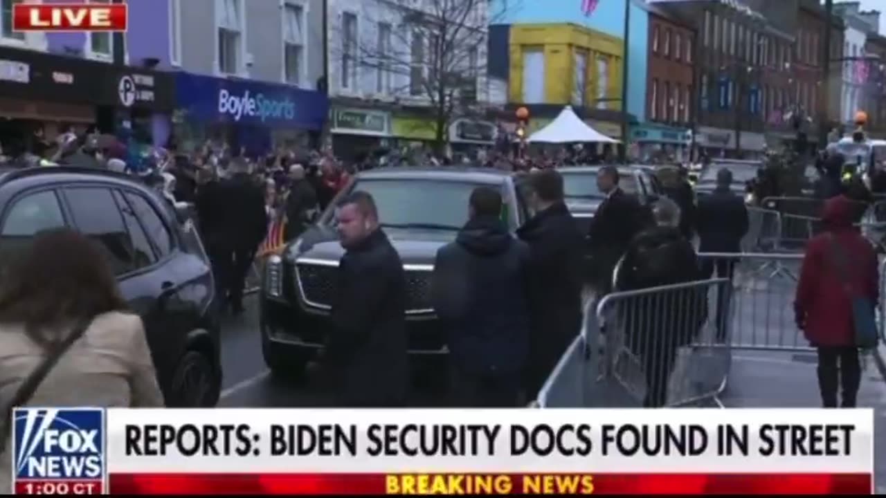 Joe Biden’s security documents found in the streets of Ireland