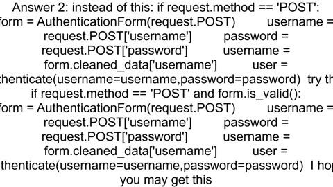 39AuthenticationForm39 object has no attribute 39cleaned_data39