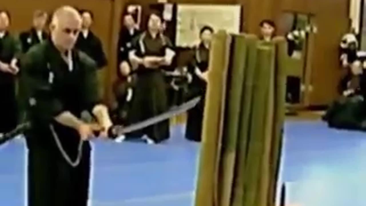 The Katana is designed for slicing, not chopping. that was the Master's techniqueee