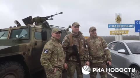 Ukraine War - LPR troops united on the border of the Kharkov region