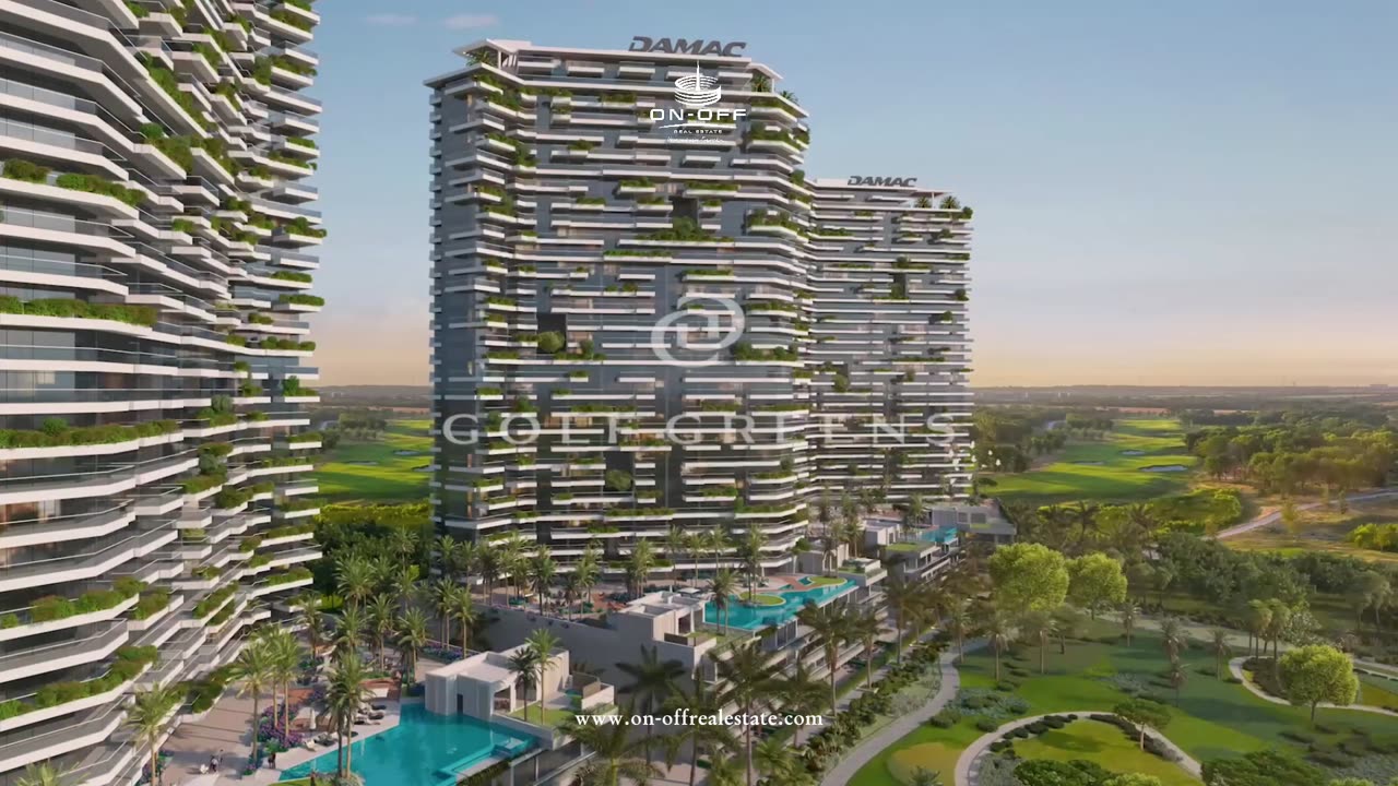 🏌🏻‍♂️Golf Greens 2, 3, Bedroom Apartments for Sale at Damac Hills