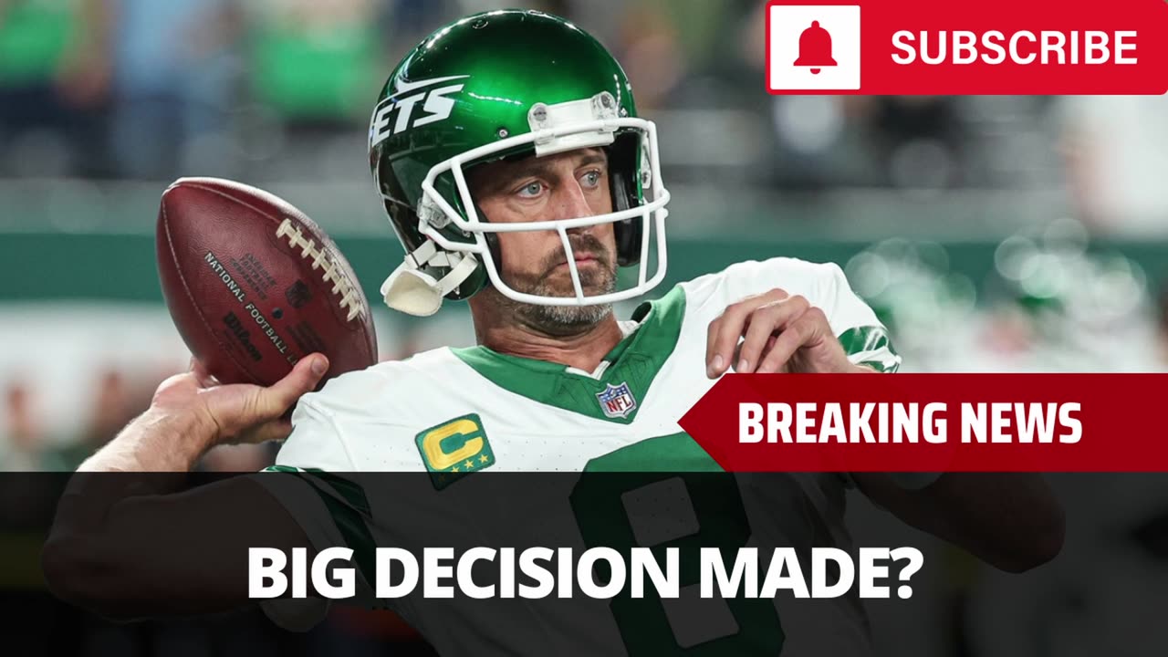 Jets Have Reportedly Made A Decision On Aaron Rodgers For Next Year