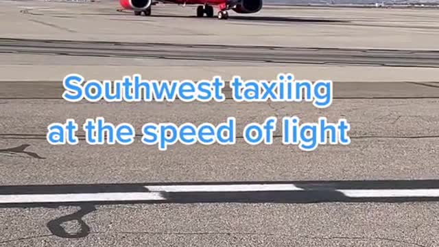 Most planes taxiing at a normal speed