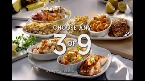 April 27, 2015 - Seafood Trios at Red Lobster