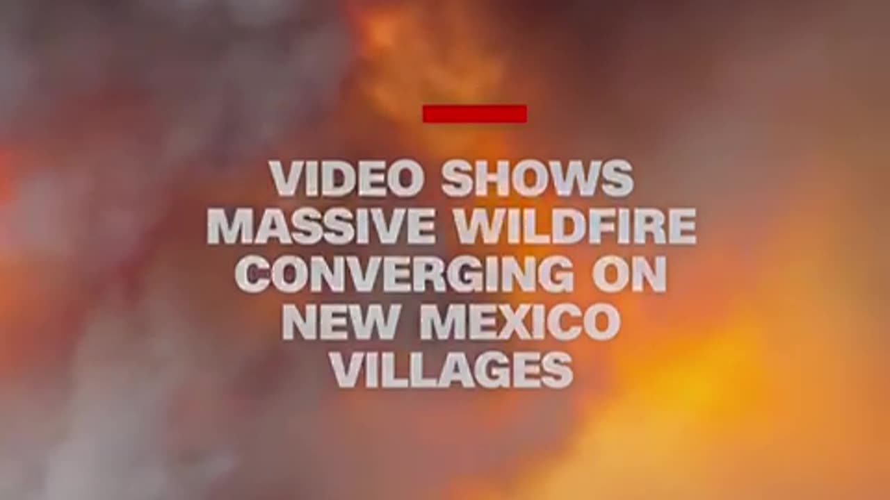 Two wildfires are converging "like a pair of tongs" over the Ruidoso village in sout