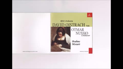 Brahms - Violin Concerto Oistrach Nussio RTSI