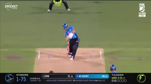 Short leads Strikers to 3-0 as Thunder pain continues | BBL|12