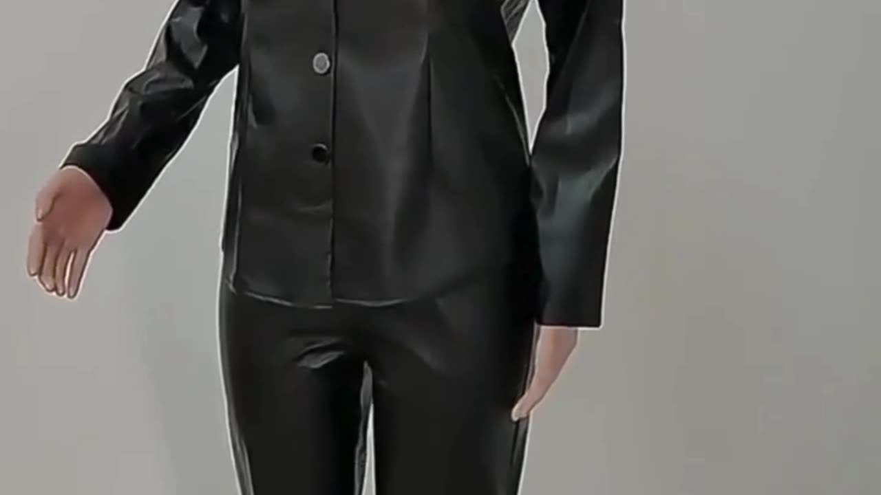 Hot Two-Piece Leather Cardigan Set | Trendy Fall & Winter Outfit Pieces for Women