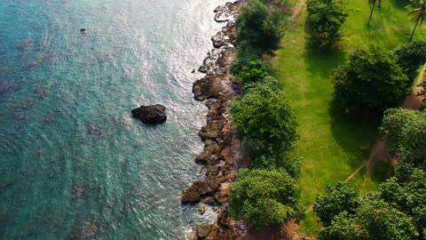 Aerial View Of Beautiful Resort