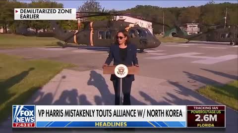 VP Harris mistakenly touts US alliance with North Korea