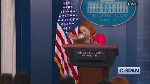Psaki FLEES After Catastrophe in Afghanistan
