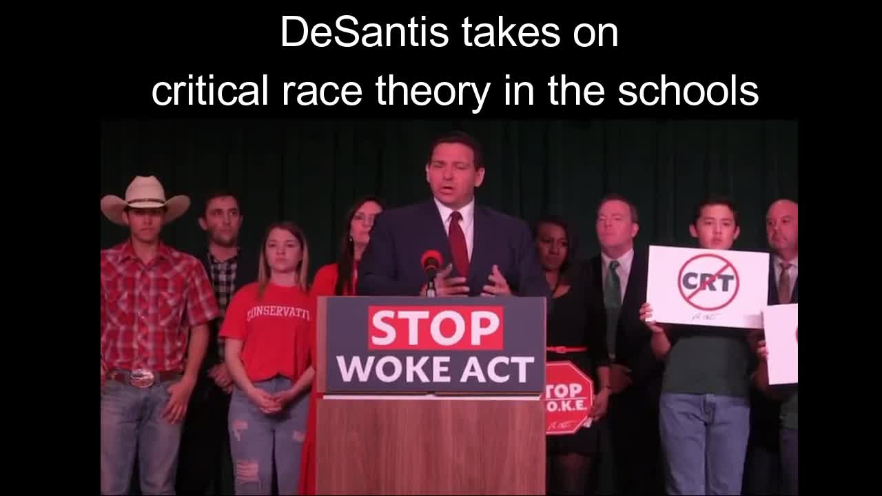 Ron DeSantis takes on CRT in schools