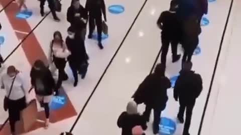 You draw a line on the ground, sheeple will follow!