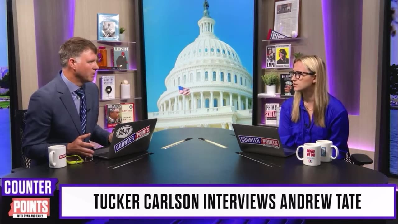 Counter Points compare Tucker Carlson’s interview with Andrew Tate to Interviewing Osama bin Laden