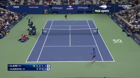 Laslo djere vs novak djokovic highlight 2023/ us open round