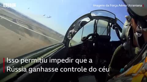 Guerra na Ucrânia: o piloto que 'caça' mísseis russos