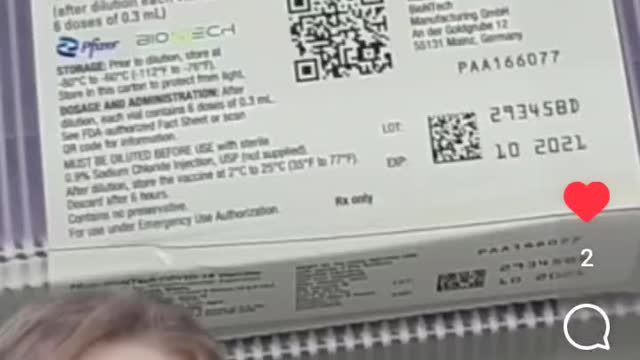 Pfizer Whistle Blower Glowing Vials