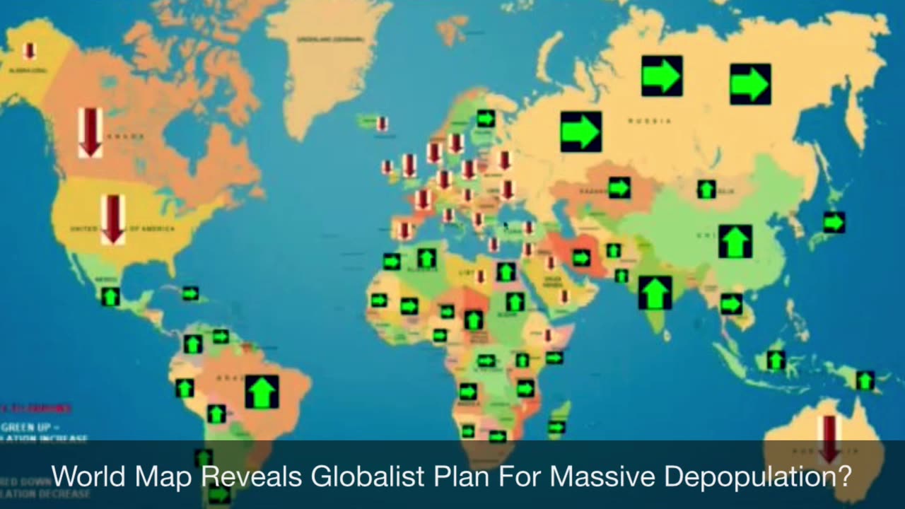World Map Reveals Globalist Plan For Massive Depopulation?