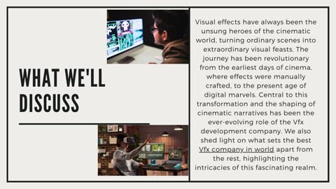 Vfx Development Company: Pioneering the Future of Visual Effects