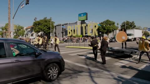 BTS Performs a Concert in the Crosswalk