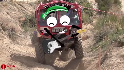 Off Road Truck Mud Race Extreme off road 8X8 Truck Funny Videos