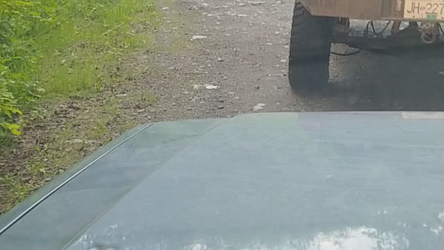 Jeep XJ Ol'Bluey checking the washouts on the Whitebottom to Onion Lake trail. Part 2