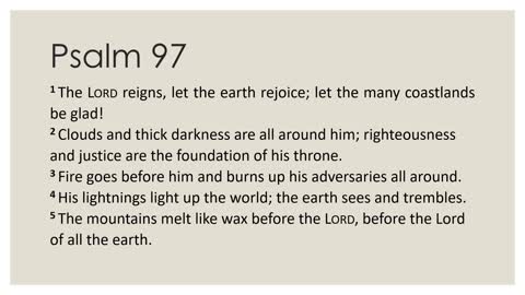 Psalm 97 Daily Devotion