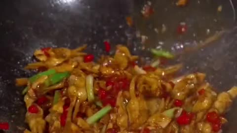 Spicy clam meat